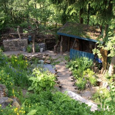 Naturgarten in extremer Hanglage