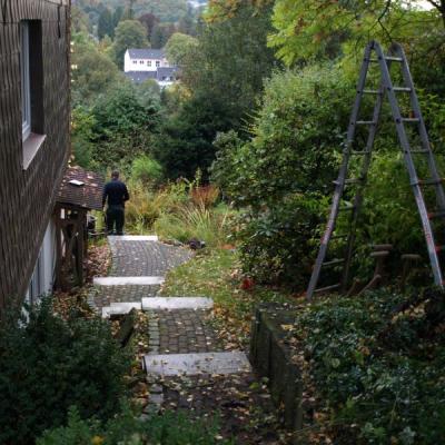 Hier geht’s runter