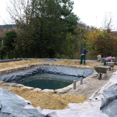 Das Substrat mischen wir vor Ort selber an.