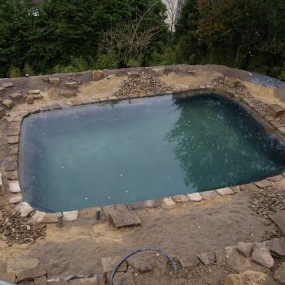 Blick von dem Balkon.